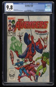 Avengers #236 CGC NM/M 9.8 White Pages