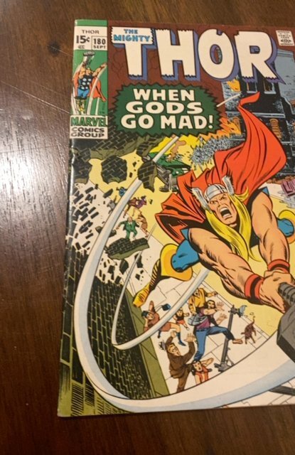 Thor #180 (1970)when a good goes mad mid upper grsde