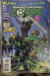 GREEN LANTERN CORPS  # 4 2012 DC   new 52   RING SLAYERS JOHN STEWART