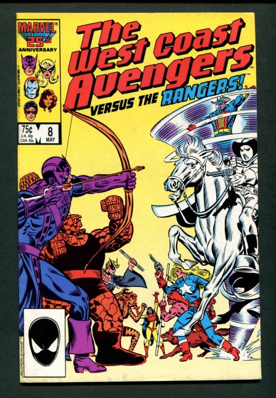 West Coast Avengers #8 /  9.2 NM- /  May 1986