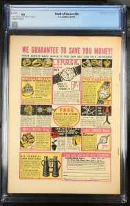 VAULT OF HORROR #20 CGC 4.0 1951 PRE-CODE HORROR EC COMICS