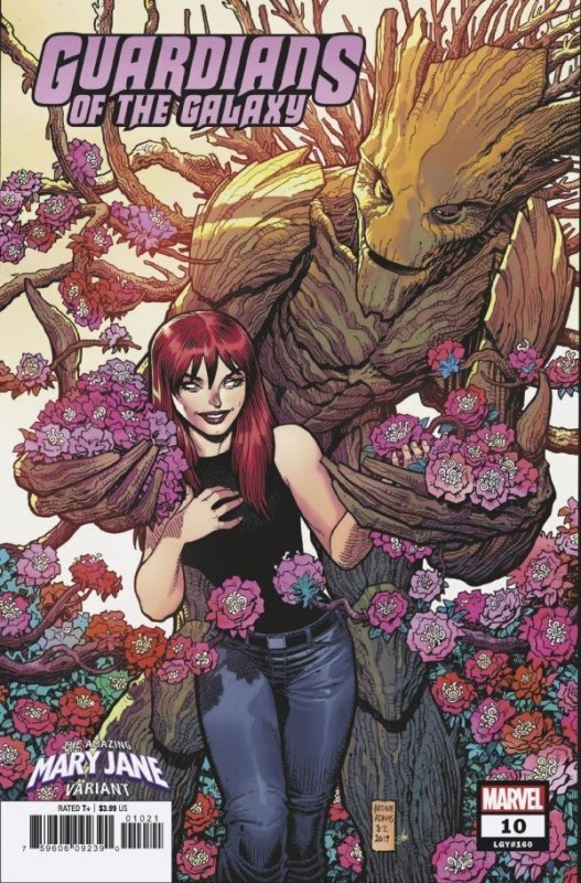 GUARDIANS OF THE GALAXY #10 (2019) ARTHUR ADAMS | TRADE DRESS | MARY JANE VAR.