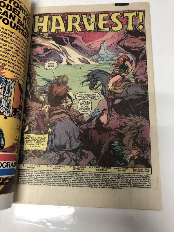 Red Sonja (1983) # 7 (VF/NM) Canadian Price Variant • Bill Mantlo • Marvel