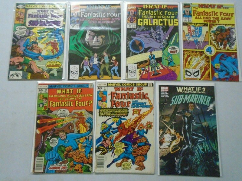 What If? lot 21 different Fantastic Four issues avg 7.0 FN VF