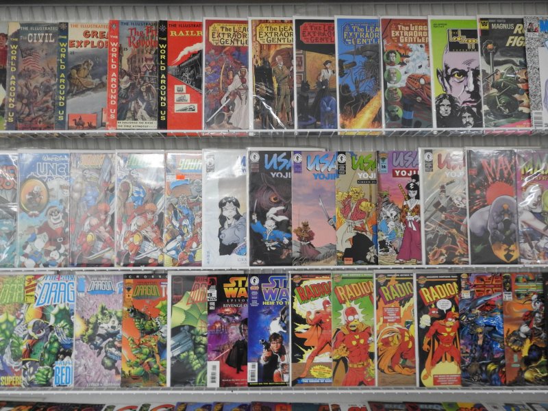 Huge Lot 140+ Comics W/ Classics, Simpsons, Savage Dragon, Usagi+ Avg Fine-!!