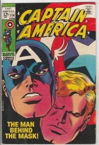 Captain America #114 (Jun-69) FN/VF Mid-High-Grade Captain America