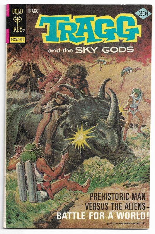 Tragg and the Sky Gods #7 (VF) Copper Age Painted Cover 1976