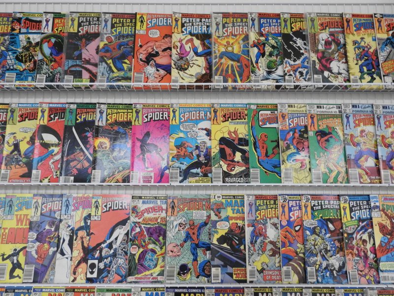 Huge Lot 130+ Low Grade Reader Comics W/ Spider-Man, Team-Up Avg VG Condition!