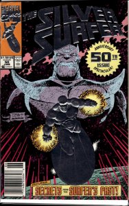 Silver Surfer #50 Newsstand Edition (1991) Silver Surfer