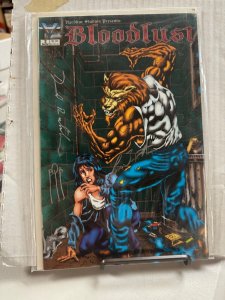 1999 Bloodlust #2 Signed: Daniel R Wickline, NM