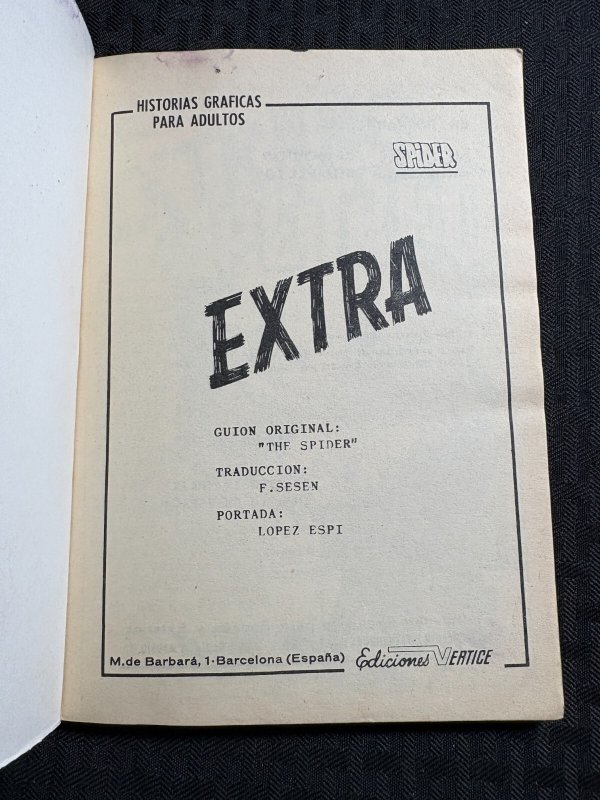 1966 SPIDER EXTRA el Hombre Arana VG 4.0 Spanish Comic Digest