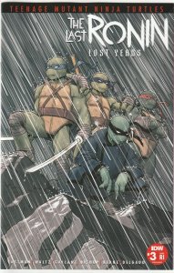 TMNT Last Ronin The Lost Years # 3 Variant 1:25 Cover NM IDW 2023  [P1]