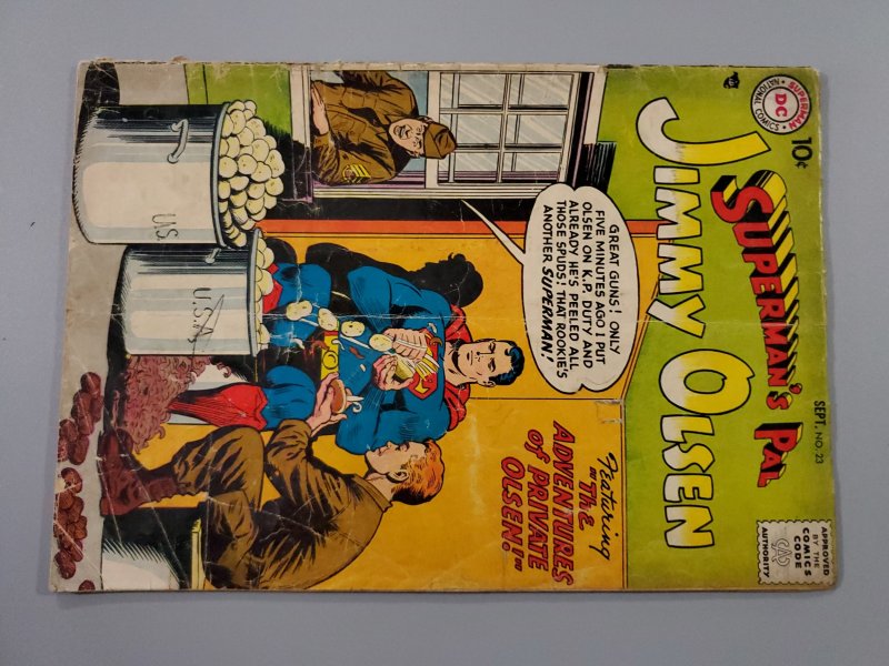 Superman's Pal Jimmy Olsen 23 1957 Early Silver Age