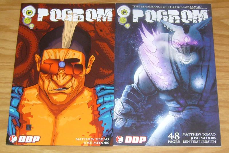 Pogrom #1-2 VF/NM complete series - ben templesmith - josh medors horror set