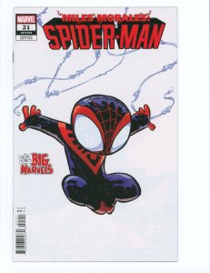 Miles Morales Spider-Man #21 Skottie Young Big Marvels variant