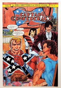 Captain Confederacy #4 - 2nd printing (1986, Steeldragon) 6.5 FN+
