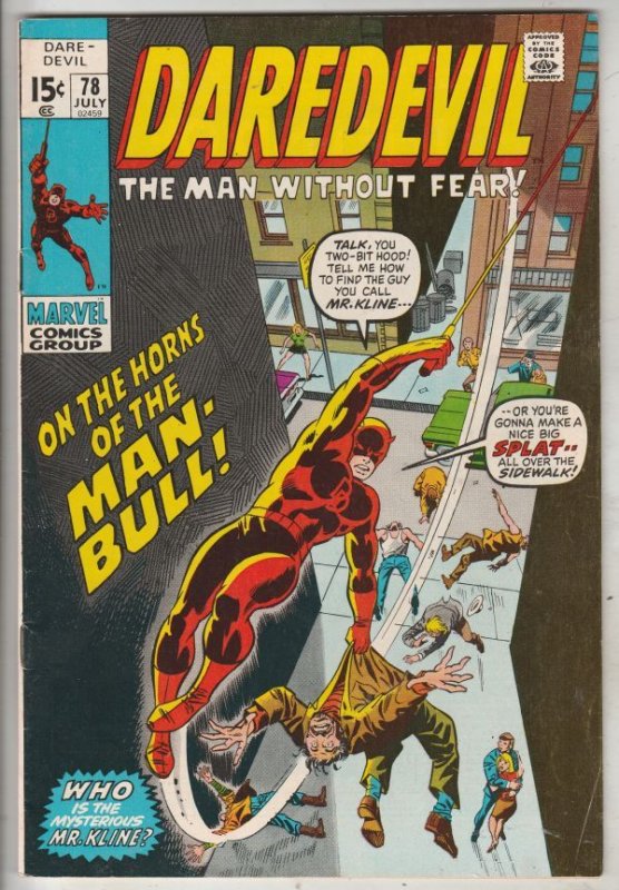 Daredevil #78 (Jul-71) VF+ High-Grade Daredevil