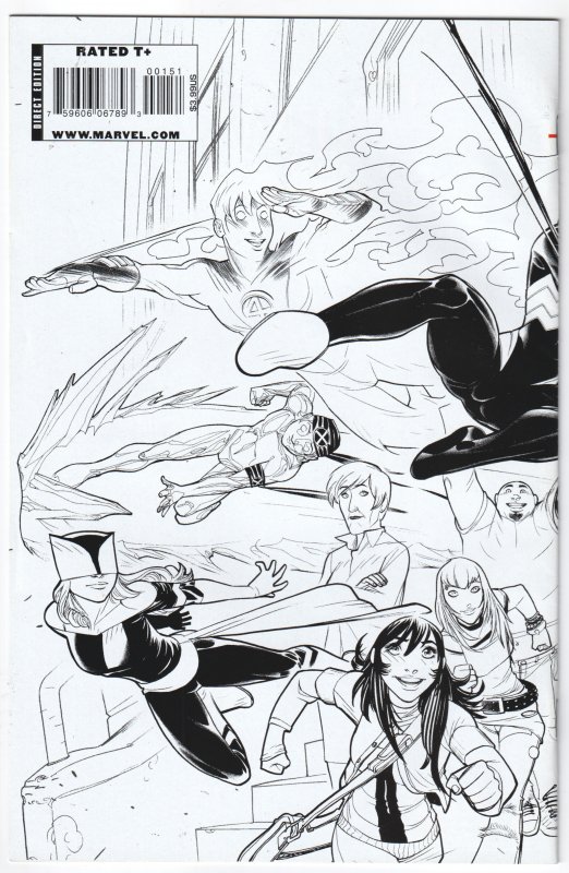 Ultimate Spider-Man #1 (2009) Ultimate Spider-Man Sketch Variant cover