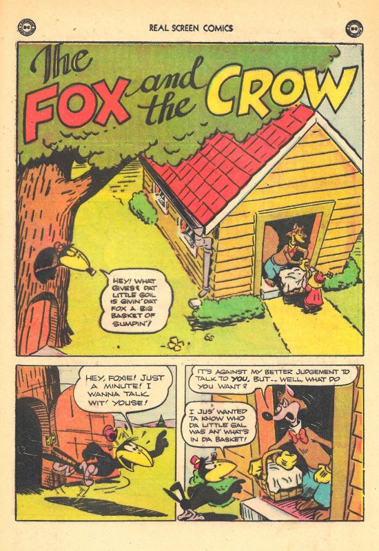REAL SCREEN COMICS #26 (1949) 6.0 FN  *Fox & Crow,Flippity & Flop,Tito & Burrito