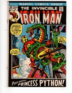 Iron Man #50 (1972)  Princess Python Appearance !!!   / ID#144