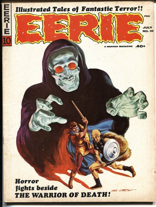 Eerie #10 1967- Gray Morrow cover-Warren Horror Magazine FN