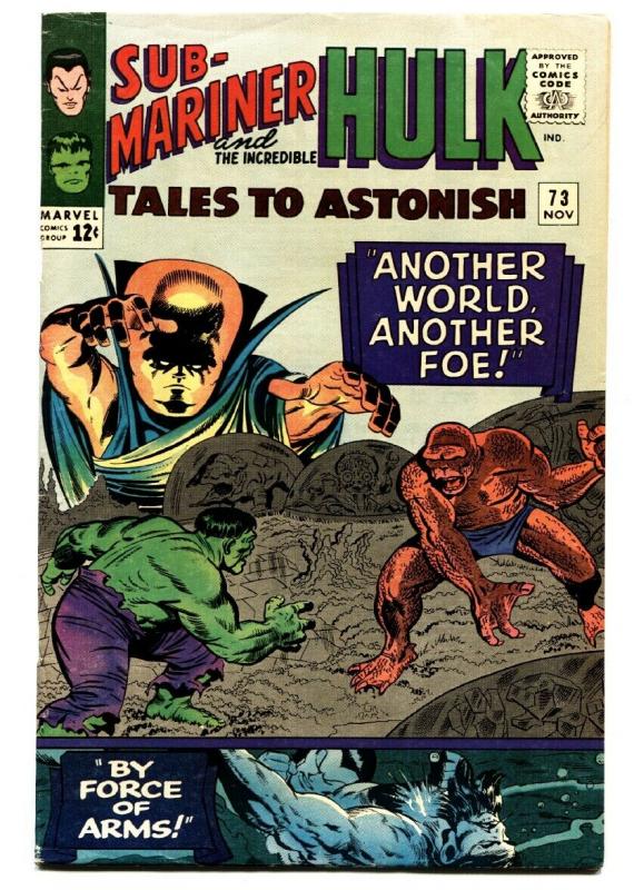 TALES TO ASTONISH #73 HULK cover 1965 comic book Marvel Silver-Age 