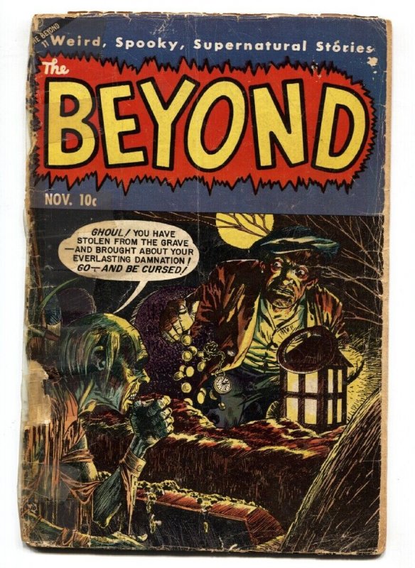 Beyond #23 1953-Ace-graveyard ghoul-python queen-pre-code horror-incomplete