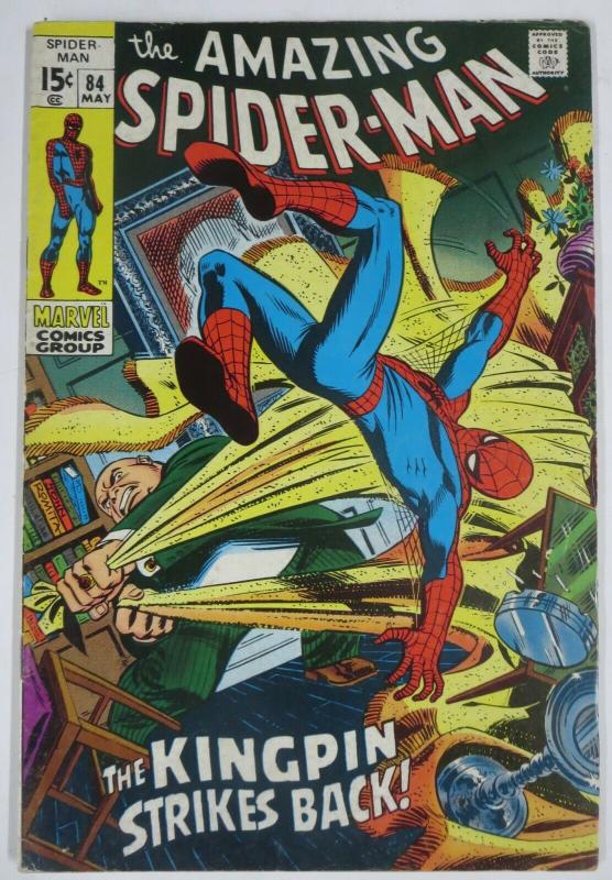 AMAZING SPIDER-MAN  #84 (Marvel, 5/1970)  (VG) Kingpin! Lee & Romita