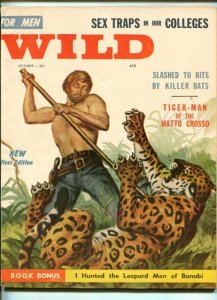 WILD #1-OCT 1957-VERY RARE TITLE-TOGA PARTIES-SOUTHERN STATES-vf minus