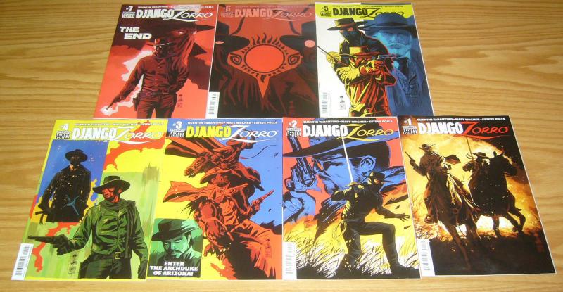 Django/Zorro #1-7 VF/NM complete series by quentin tarantino B set francavilla