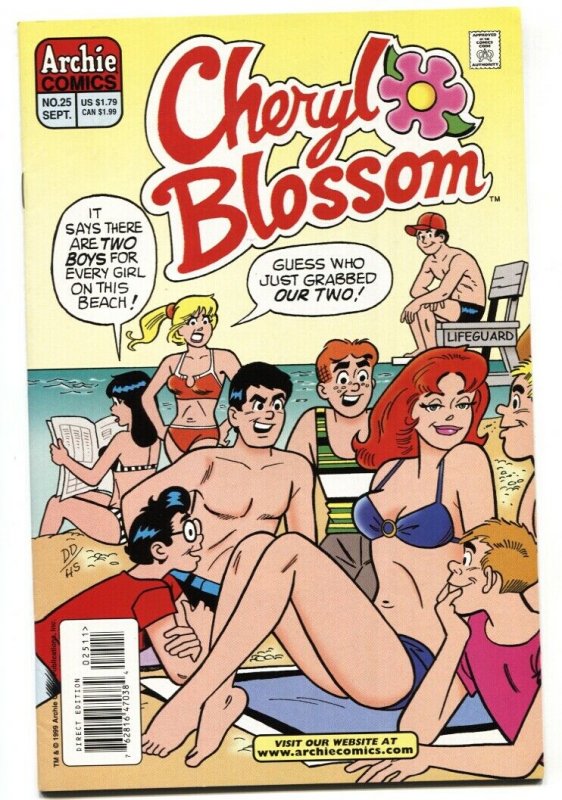 CHERYL BLOSSOM #25 1999 Spicy Swimsuit cover GGA