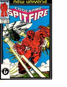 Lot Of 8 Spitfire Troubleshooters Marvel Comic Books #5 6 7 8 9 10 11 12  ON11