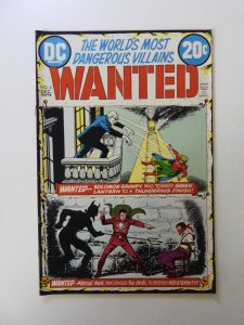 Wanted, The World's Most Dangerous Villains #4 (1972) FN+ condition