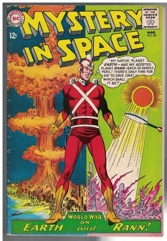 MYSTERY IN SPACE 82 G-VG  Mar. 1963 Adam Strange