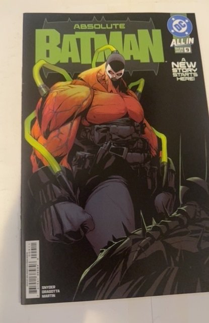 Absolute Batman #9 (2025) first print 1st bane is issue