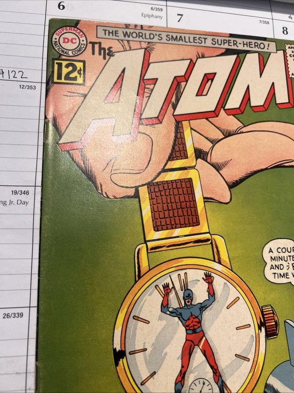 Atom #3 DC Comics 1962 Origin & 1st app Chronos & 1st Time Pool story