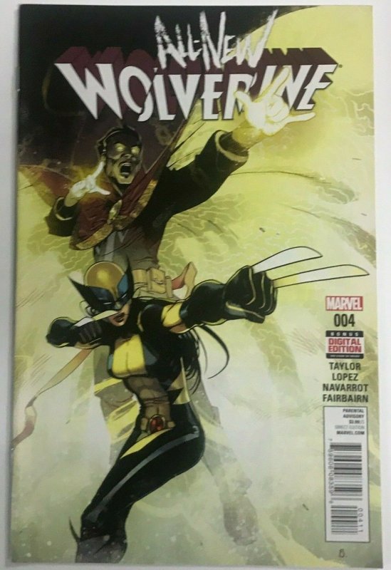 ALL-NEW WOLVERINE#4 VF/NM 2015 FIRST PRINT MARVEL COMICS
