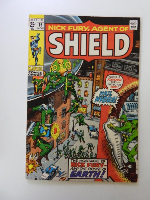 Nick Fury, Agent of SHIELD #16 (1970) VG/FN condition 1/2 spine split