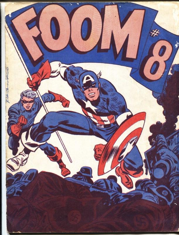 FOOM fanzine #8 1974- captain america john romita marvel comics G