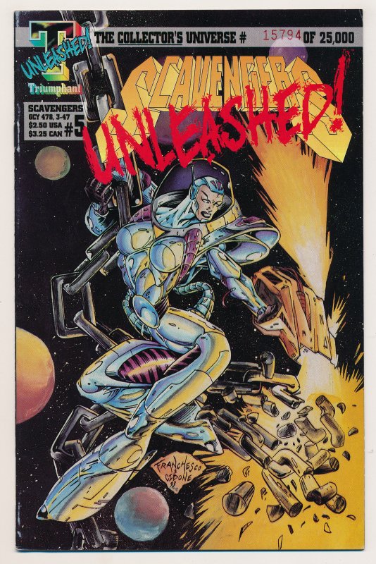 Scavengers (1994 Triumphant) #0-11 NM Complete series