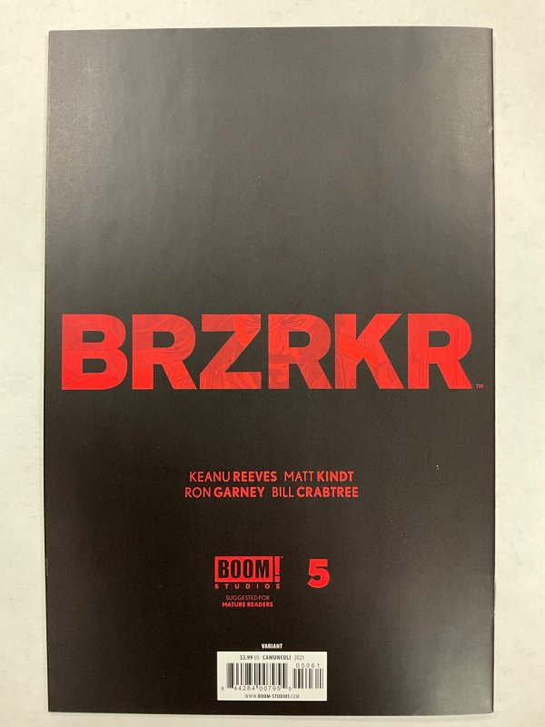 BRZRKR #5 Cover B (2021)