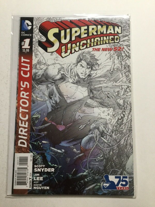 Superman Unchained 1 Near Mint Nm Dc Comics New 52 Director’s Cut