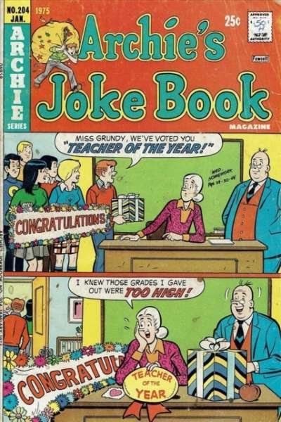 Archie's Joke Book Magazine #204, Fine (Stock photo)