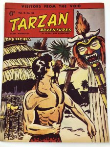 TARZAN ADVENTURES V 8#36  (1958)black & white daily strip reprints VF+ Celardo