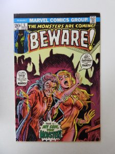 Beware! #5  (1973) VG/FN condition