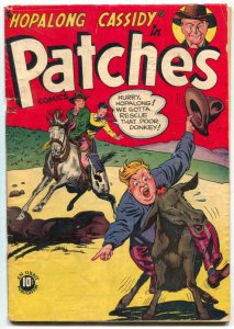 Patches #7 1946-Hopalong Cassidy- Golden Age comic VG
