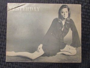 1970 THIS IS YESTERDAY Fanzine #2 VG 4.0 Diana Rigg 16pgs Avengers