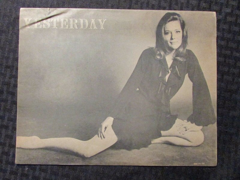 1970 THIS IS YESTERDAY Fanzine #2 VG 4.0 Diana Rigg 16pgs Avengers