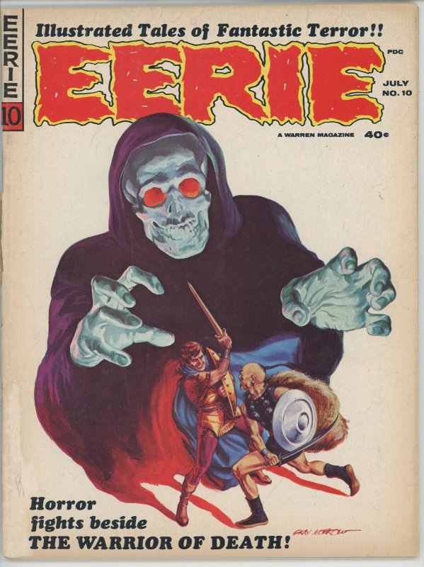 Eerie #10 (1966 Warren Magazine) - 3.0 GD/VG *Warrior of Death* 