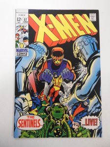 The X-Men #57 (1969) FN/VF Condition! ink fc